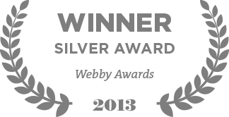 Winner Silver Award Webby Awards 2013